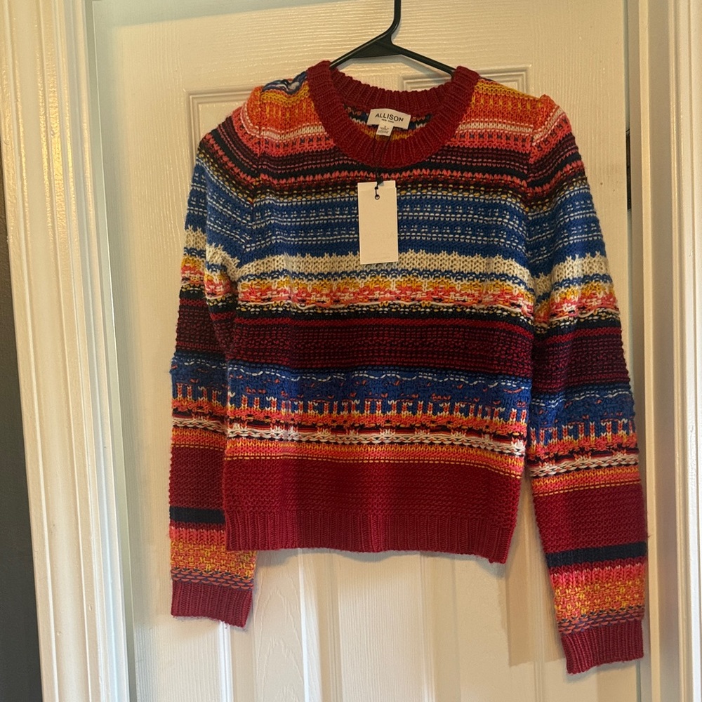 Allison New York Striped Sweater